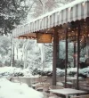 Snowy Cafe in Baku